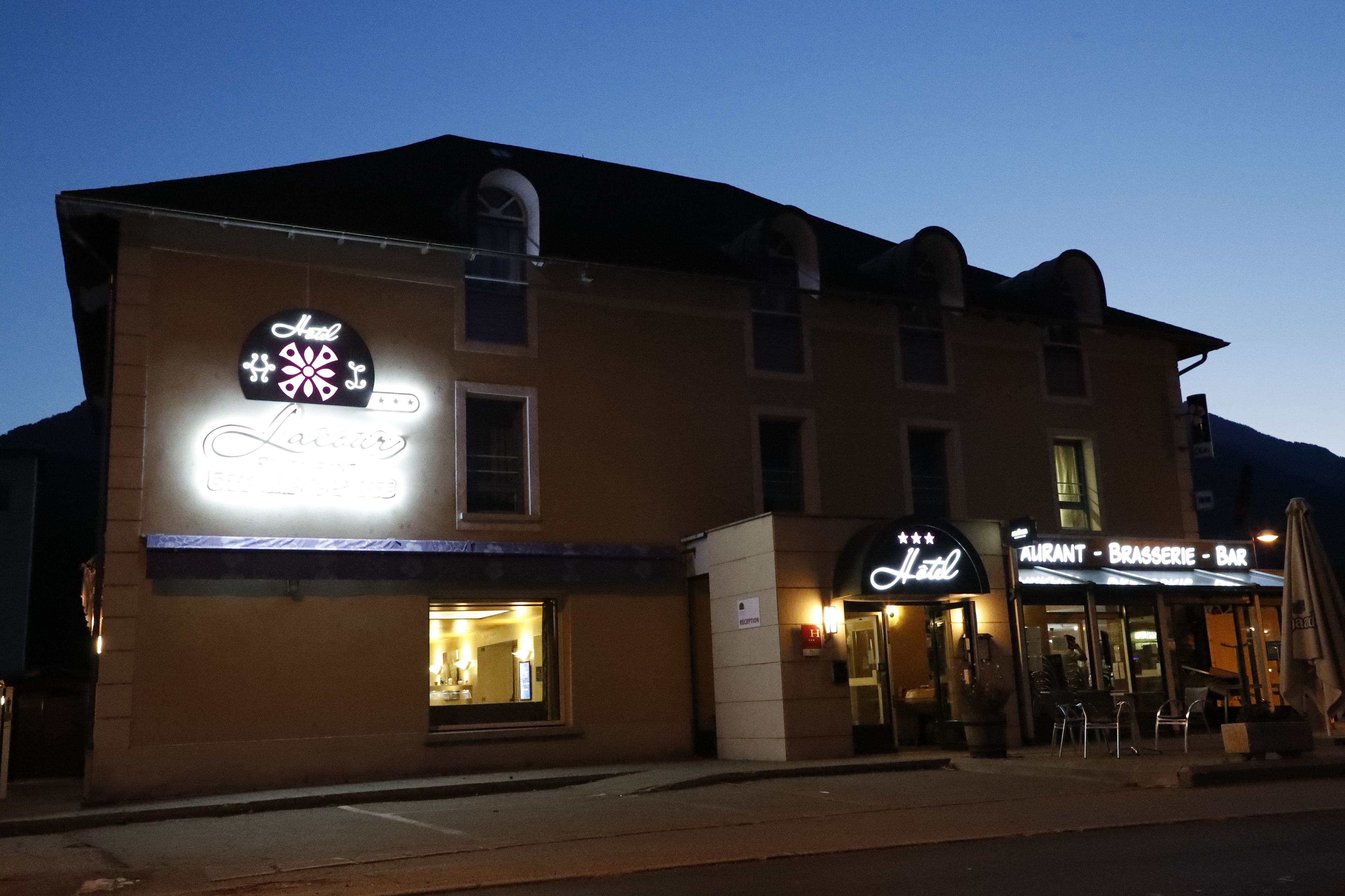 front of property – evening/night