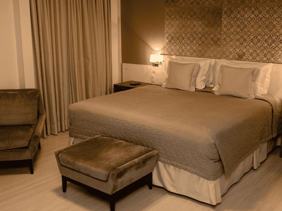 Select Comfort beds, minibar, in-room safe, desk