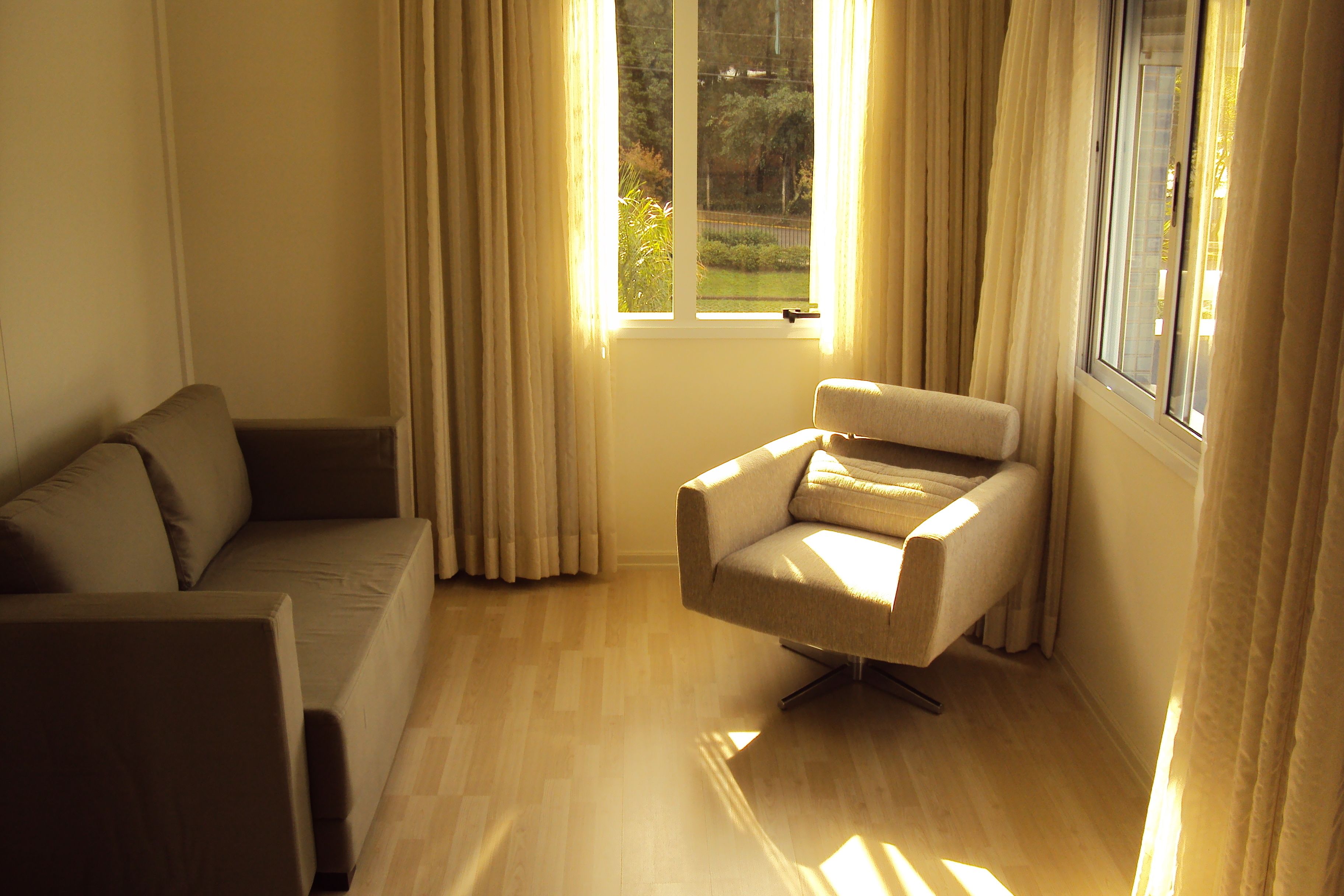 luxury single room | living area | tv