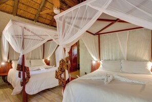 Family Quadruple Room, 2 Double Beds, Garden View - Kubu Safari Lodge (Hoedspruit)