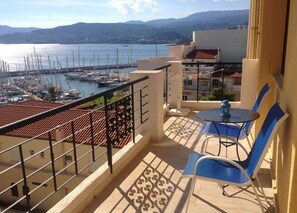 Superior-Apartment, 1 Schlafzimmer, Meerblick | Balkon