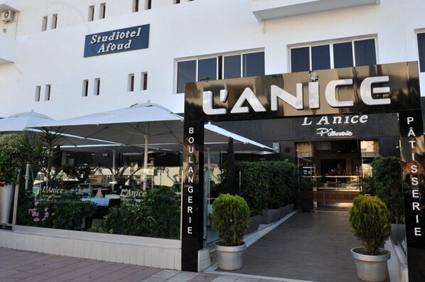 Fassade der Unterkunft