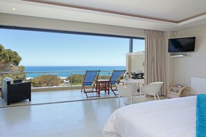 Studio Suite (Sunset) | Cadar kapas Mesir, peralatan tempat tidur premium, busa memori 