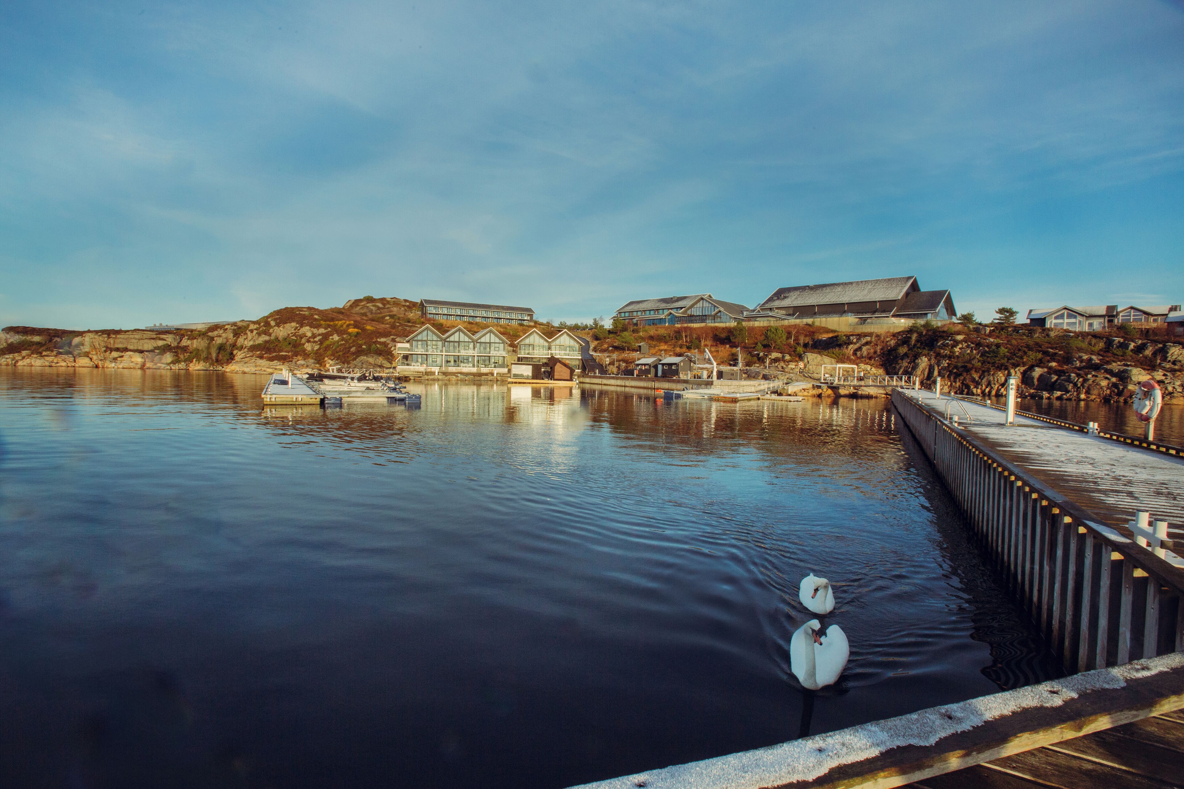 Overnatningsstedets facade