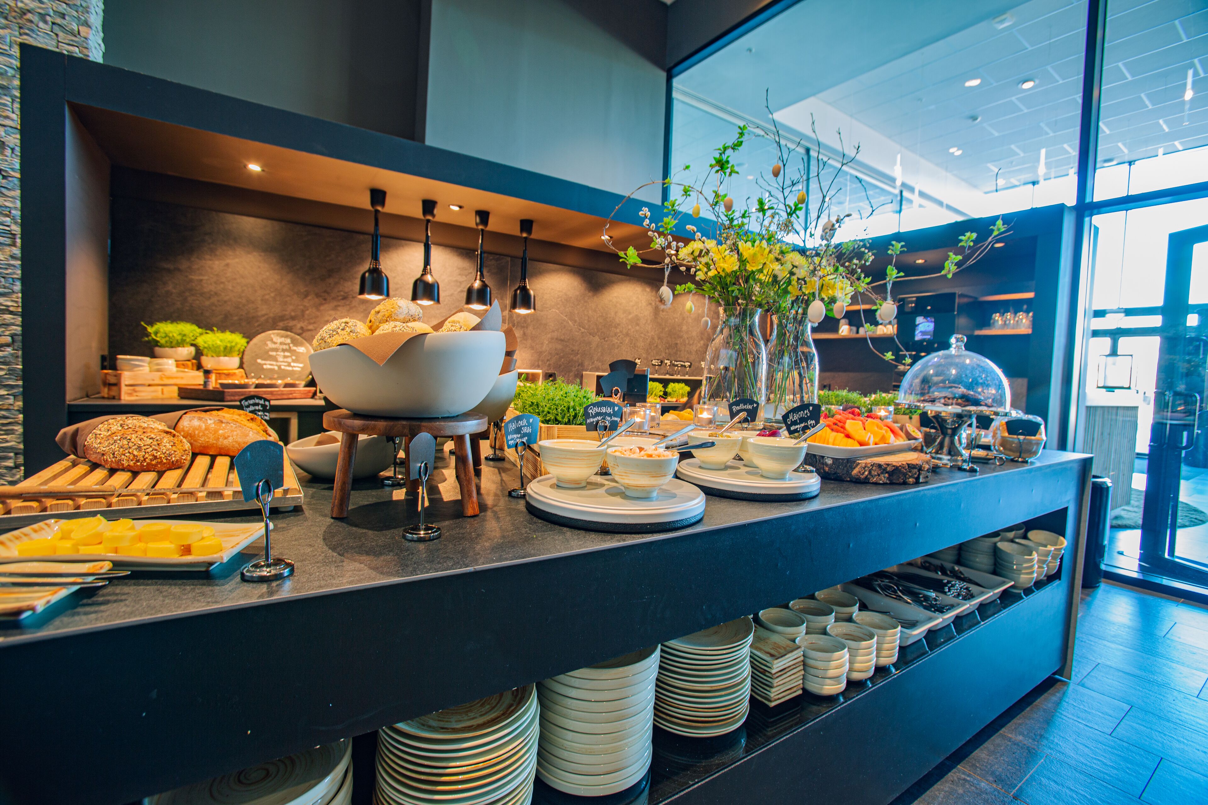 Morgenmadsbuffet hver dag mod et gebyr