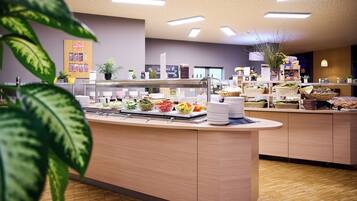 Daily buffet breakfast (EUR 18 per person)