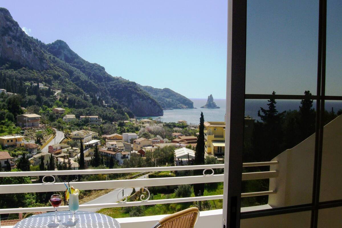 Studio, 2 Twin Beds, Kitchenette, Sea View (2 Pax) | Balcony view