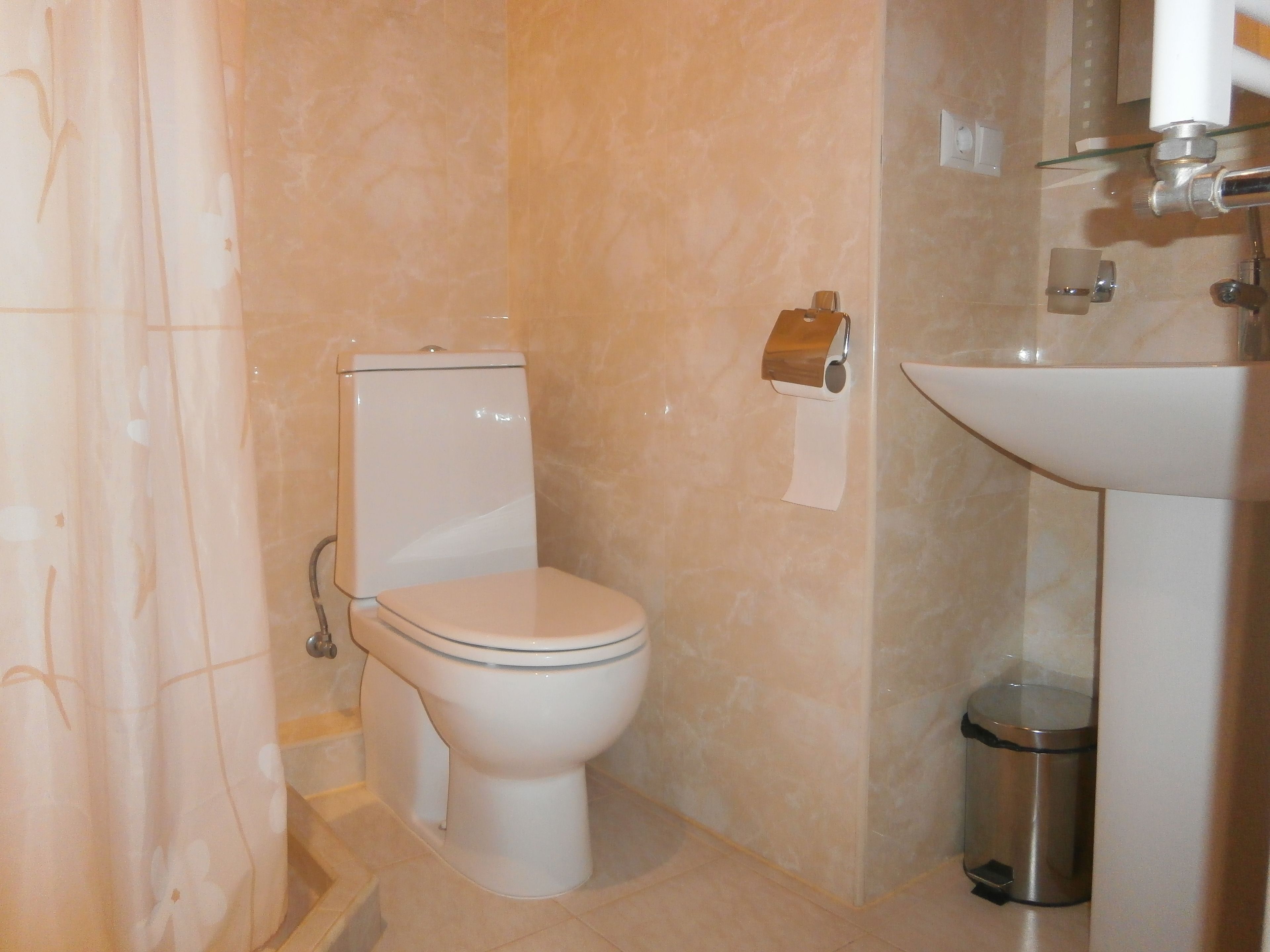 single room | bathroom | separate bathtub and shower, dressing gowns