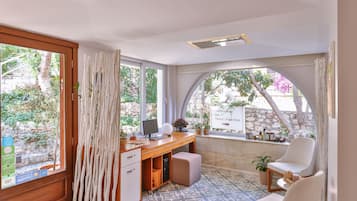 Interior entrance