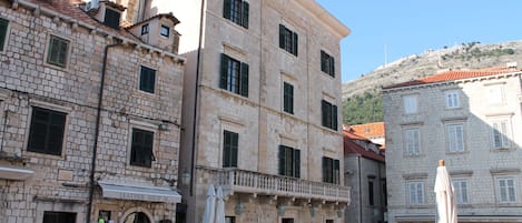 Façade de l’hébergement