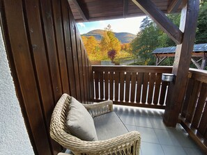 Chambre Confort Double ou avec lits jumeaux, balcon, vue cour intérieure | Balcon