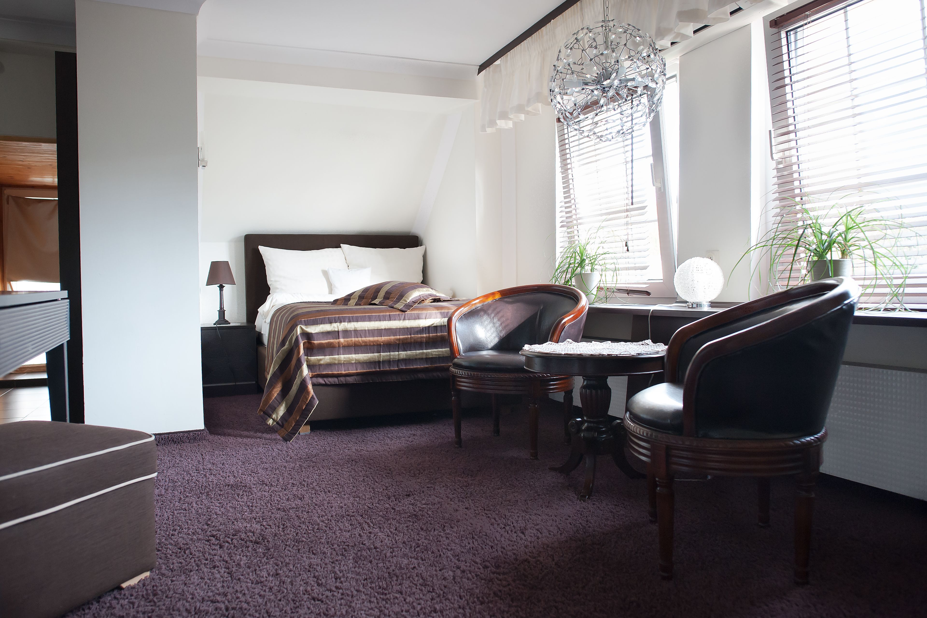 business double or twin room, garden view | living area | 37-inch tv with satellite channels, pay films