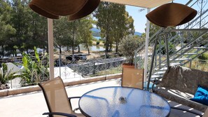 Deluxe Suite, 1 Bedroom, Sea View | Terrace/patio - Villa Olga Lounge Hotel (Lefkada)