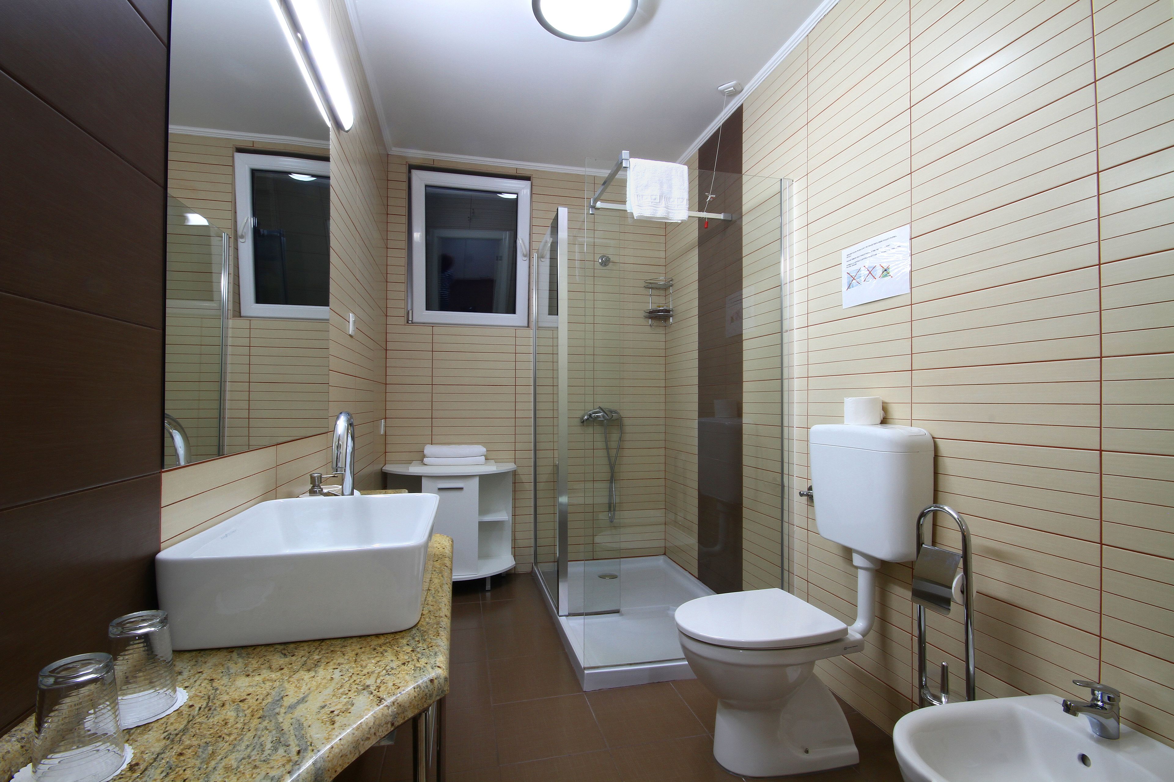 studio, terrace | bathroom | shower, free toiletries, hair dryer, bathrobes