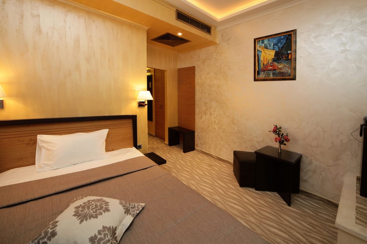 premium bedding, minibar, in-room safe, individually decorated