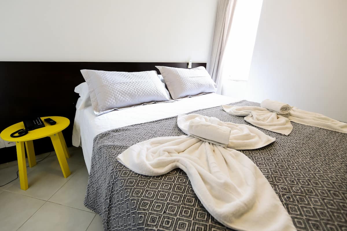 Quarto Duplo Standard sem sacada | 1 sovrum, sängtillbehör av högsta kvalitet och minibar