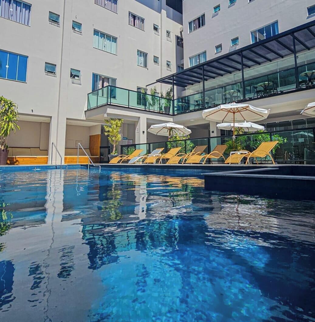 Outdoor pool, open 10:00 AM to 10:00 PM, sun loungers
