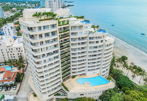 Façade de l’hébergement