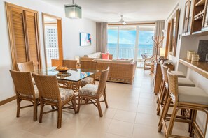 Luxury Suite, 3 Bedrooms | Bathroom | Shower, rainfall showerhead, designer toiletries, hair dryer