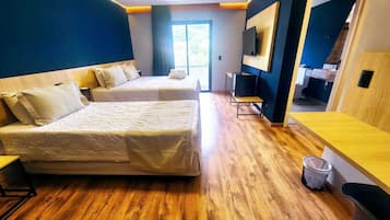 Egyptian cotton sheets, minibar, in-room safe, individually decorated