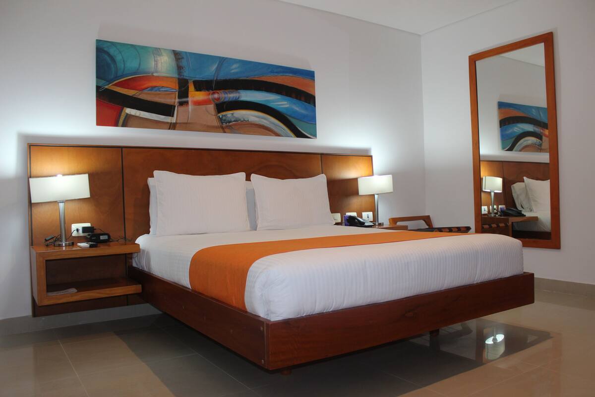 Premium bedding, in-room safe, soundproofing, iron/ironing board