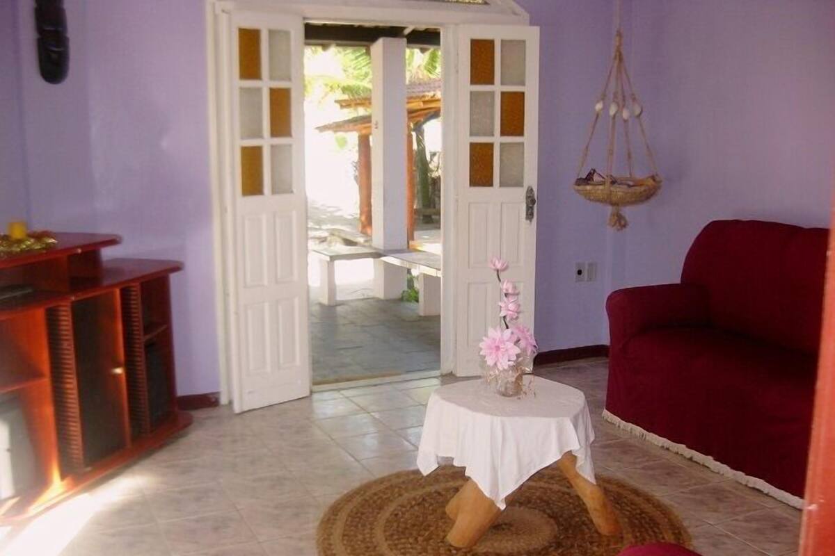 Family Bungalow, 3 Bedrooms, Sea View, Beachfront | Living area