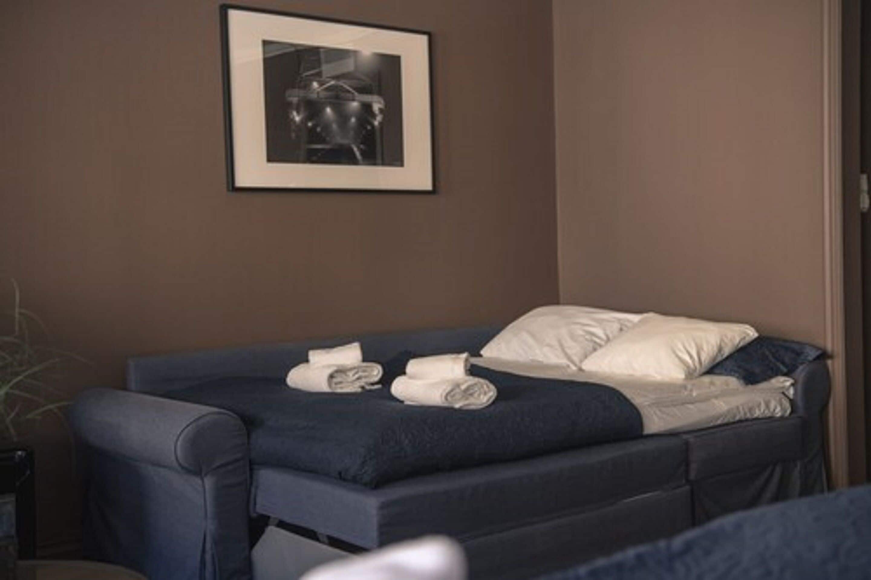 family quadruple room, 1 double bed with sofa bed | premium bedding, pillow-top beds, free wifi
