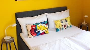 In-room safe, blackout curtains, iron/ironing board, free WiFi