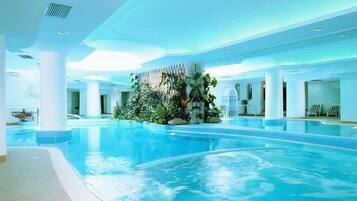Indoor pool, outdoor pool