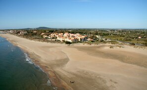 Beach nearby, beach towels