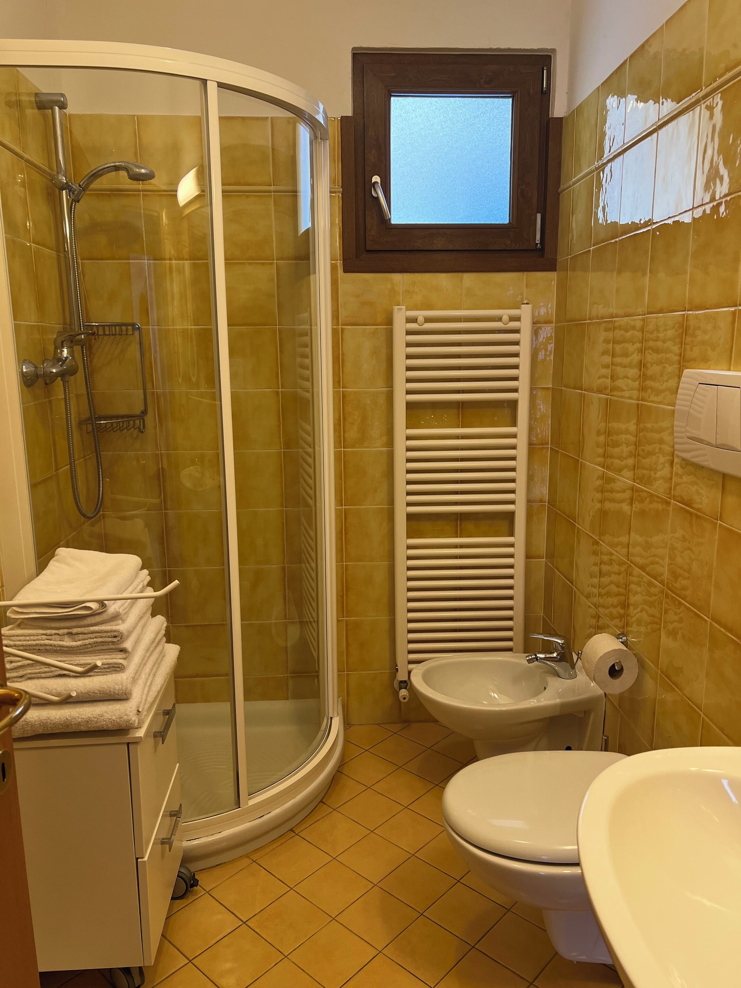 standard apartment, 1 bedroom | bathroom | shower, hair dryer, bidet, towels