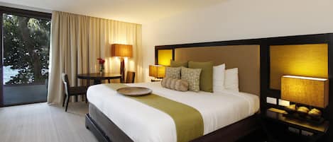 In-room safe, desk, laptop workspace, blackout drapes