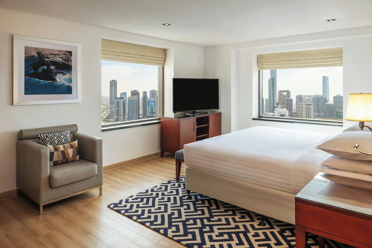 Duplex Club Suite, 1 King Bed | Premium bedding, minibar, in-room safe, individually decorated