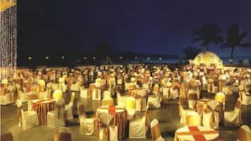 Espace banquet en plein air