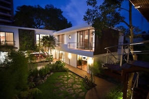 Façade de l’hébergement