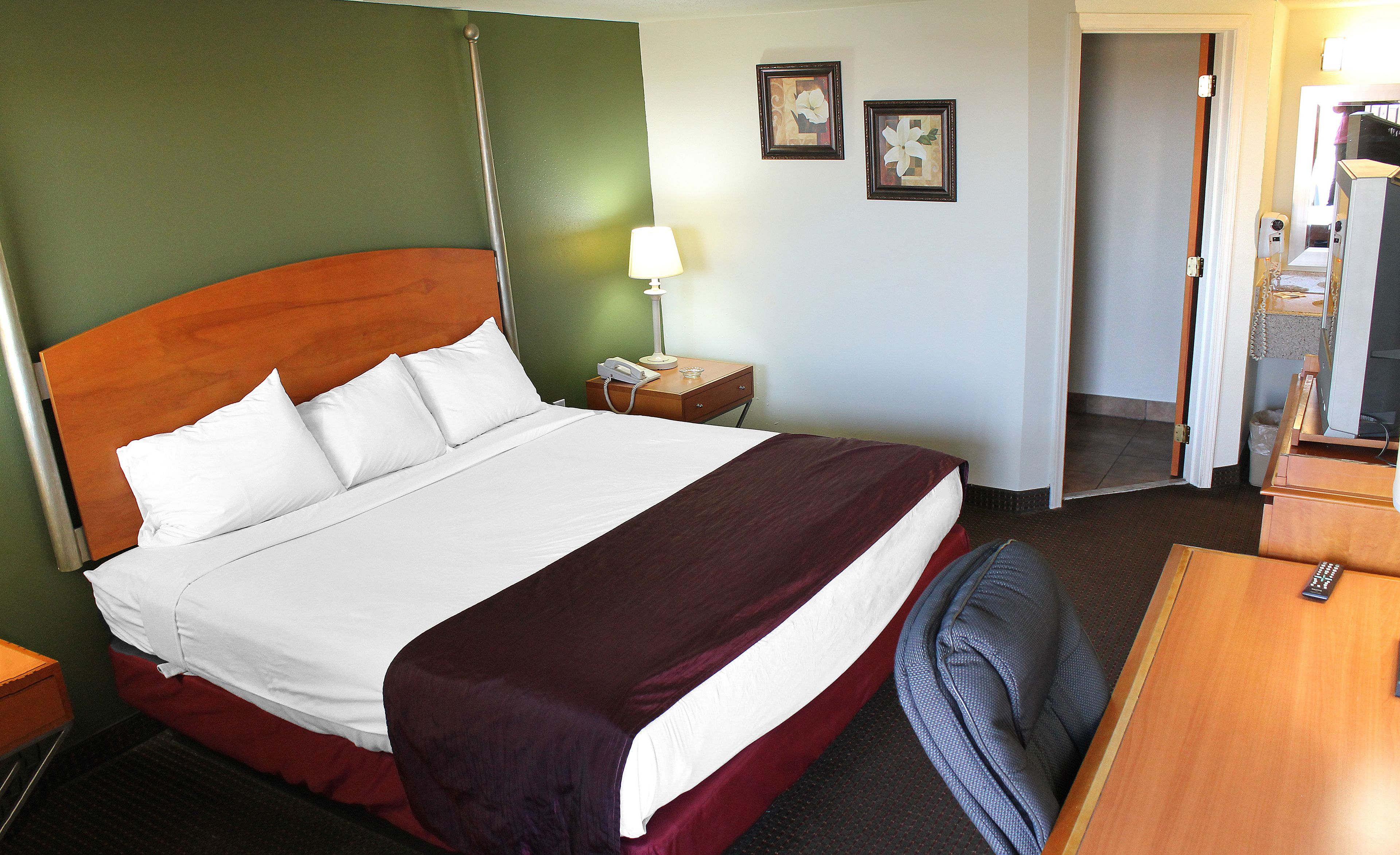 Desk, iron/ironing board, free WiFi, alarm clocks