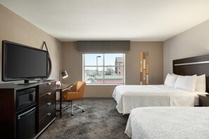 Room, 2 Queen Beds | Hypo-allergenic bedding, desk, laptop workspace, blackout curtains