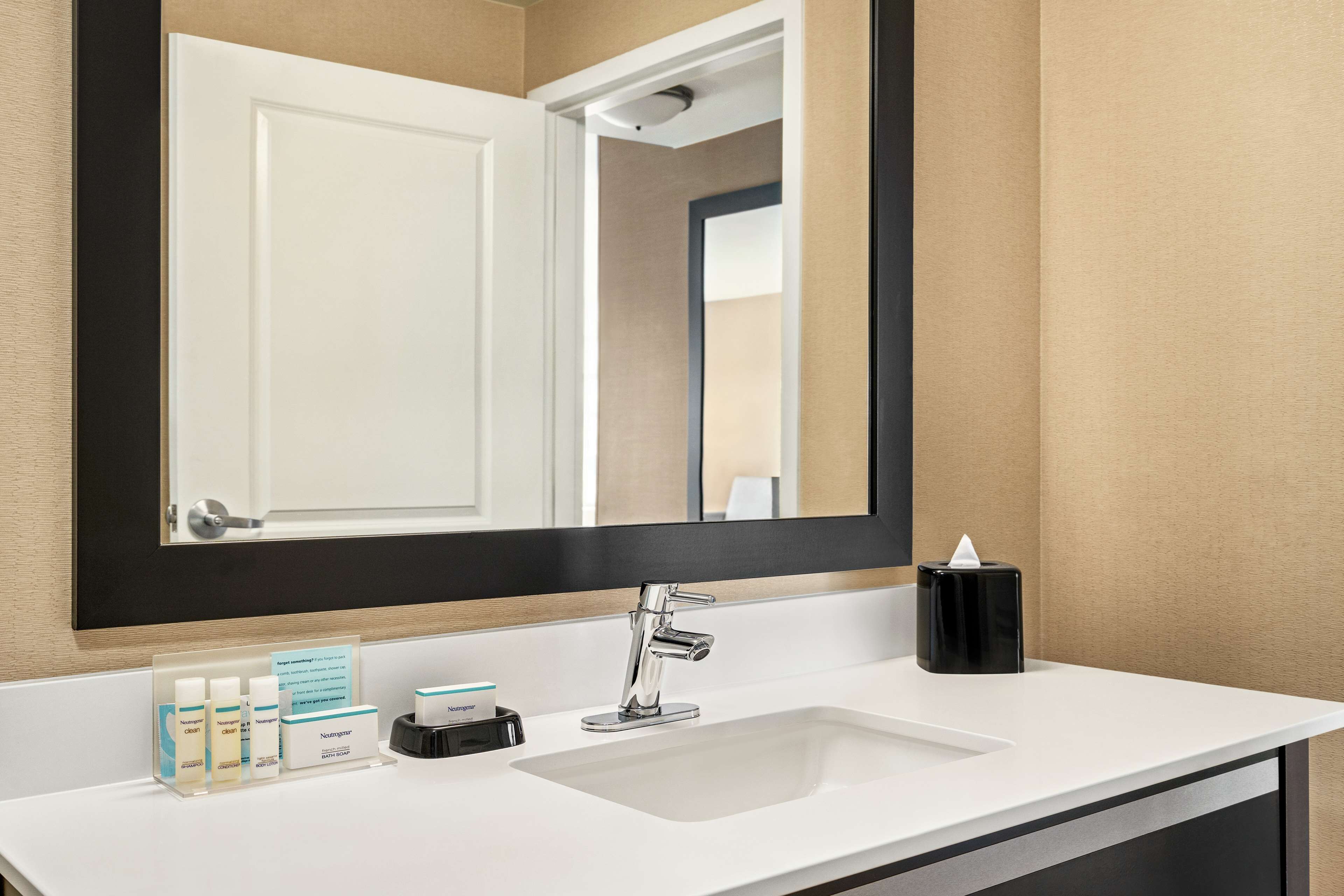 free toiletries, hair dryer, towels, soap