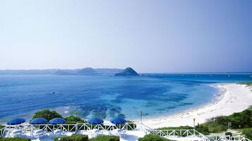 Private beach, fishing
