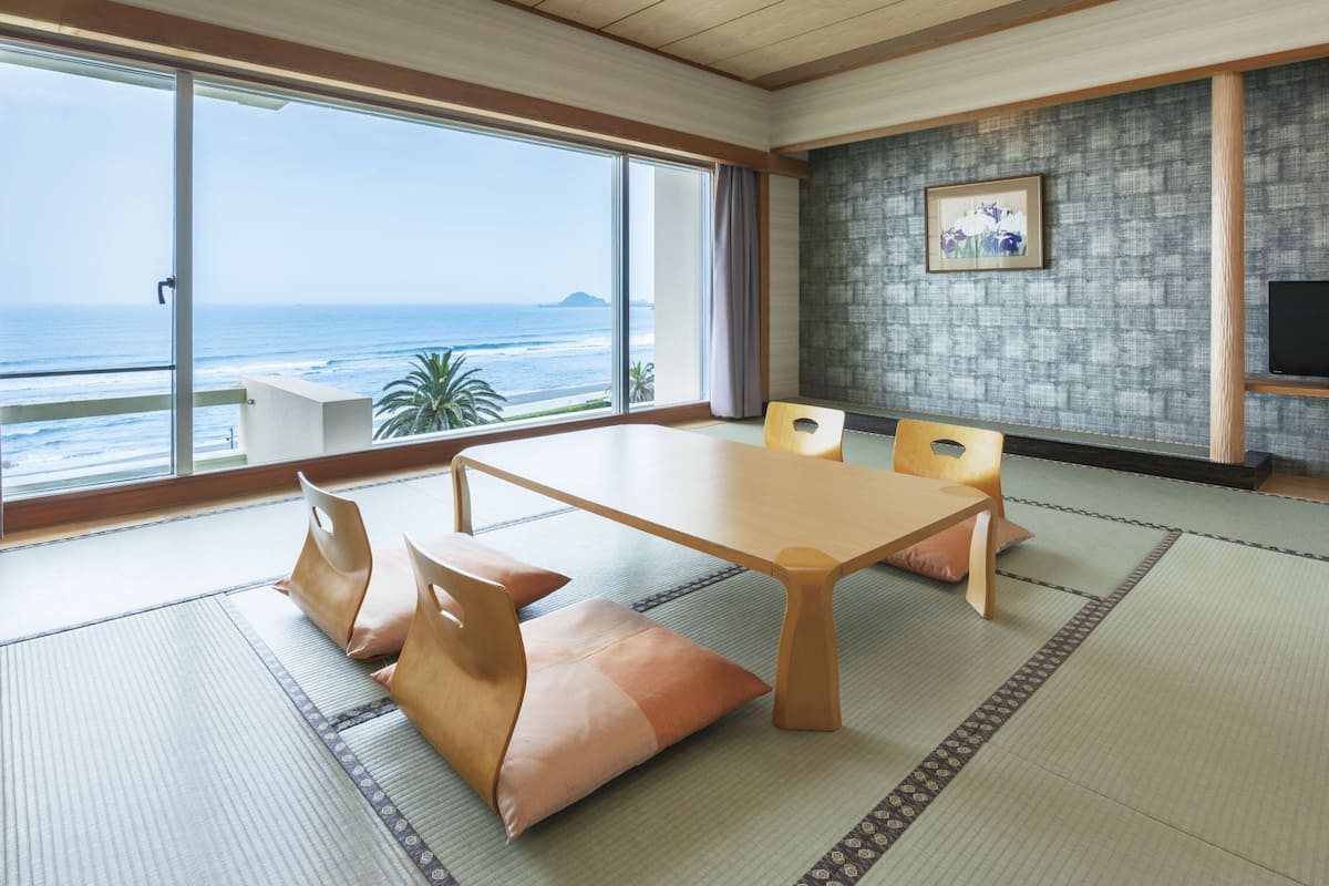 Traditionele kamer, niet-roken (41 sqm - Japanese Style) | Donsdekens, een kluis op de kamer, gratis wifi, beddengoed