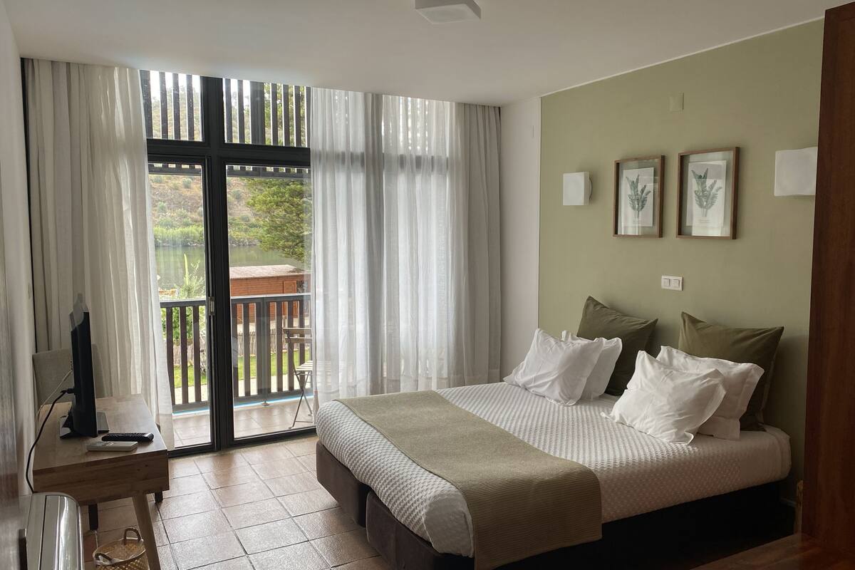 double or twin room, balcony, river view | minibar, soundproofing, free cots/infant beds, rollaway beds