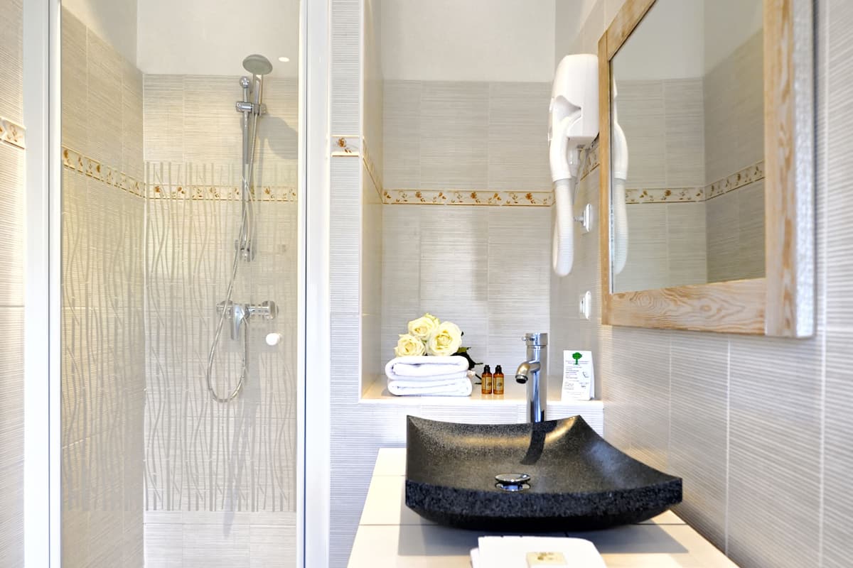 superior double or twin room, 1 bedroom | bathroom | rainfall showerhead, free toiletries, hair dryer, towels