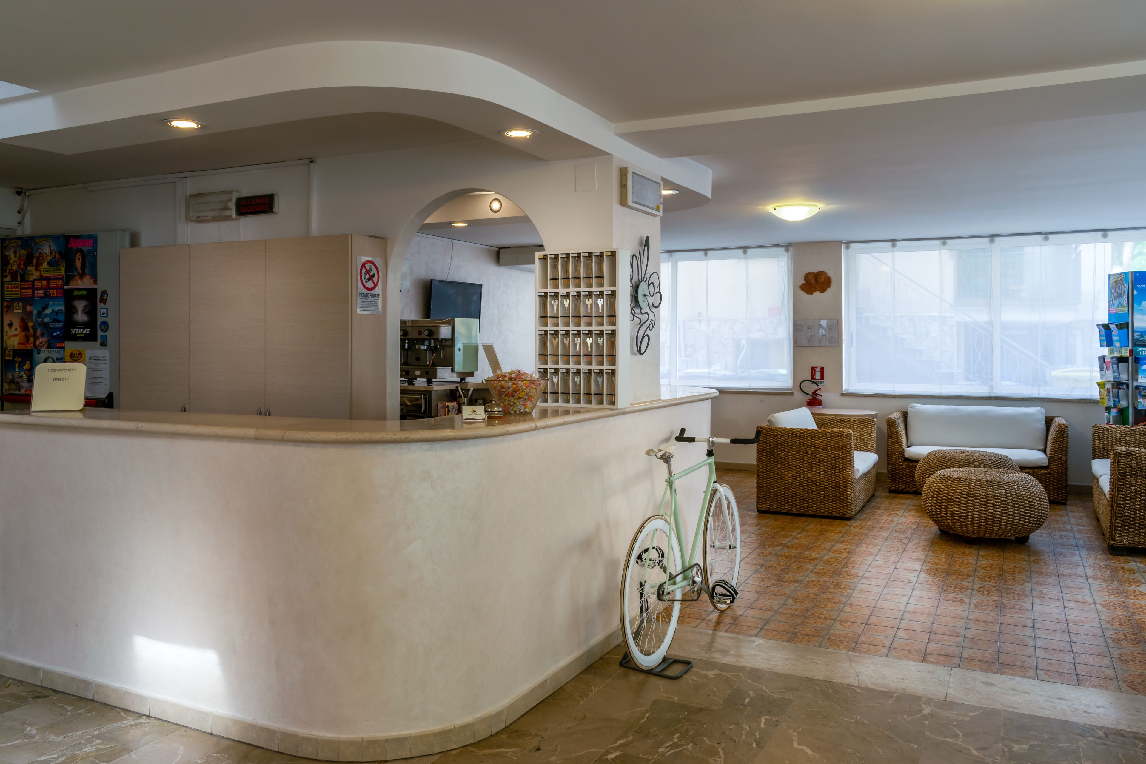 check-in/check-out kiosk