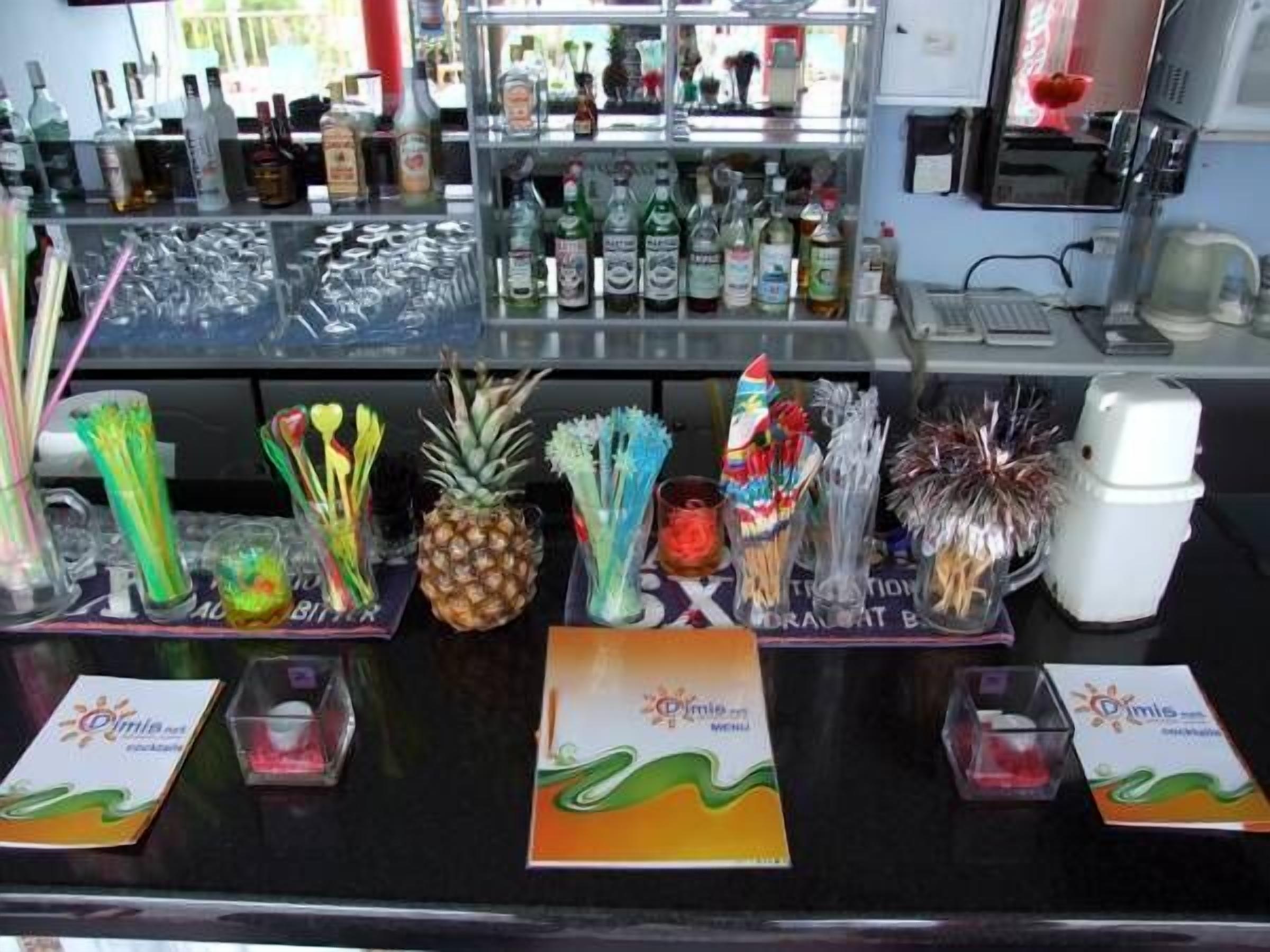 Poolside bar