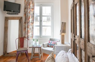 Standard Double Room (Amymone Building) | In-room safe, individually decorated, free WiFi, bed sheets