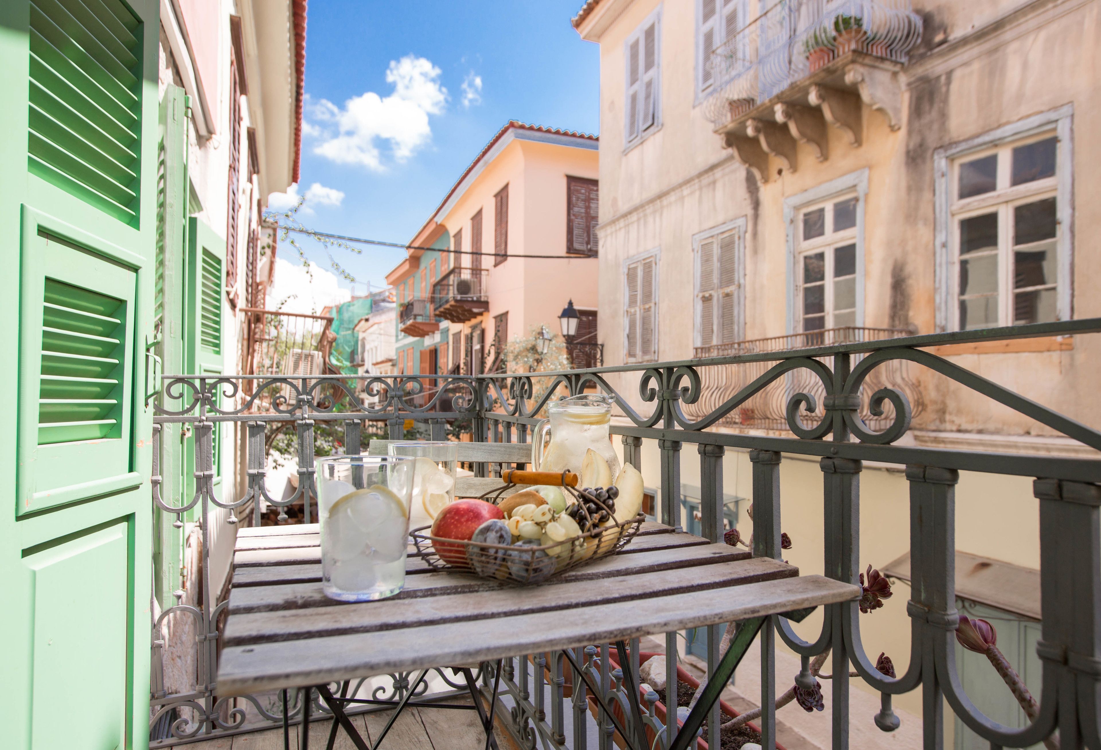 superior double room, balcony (adiandi building) | balcony