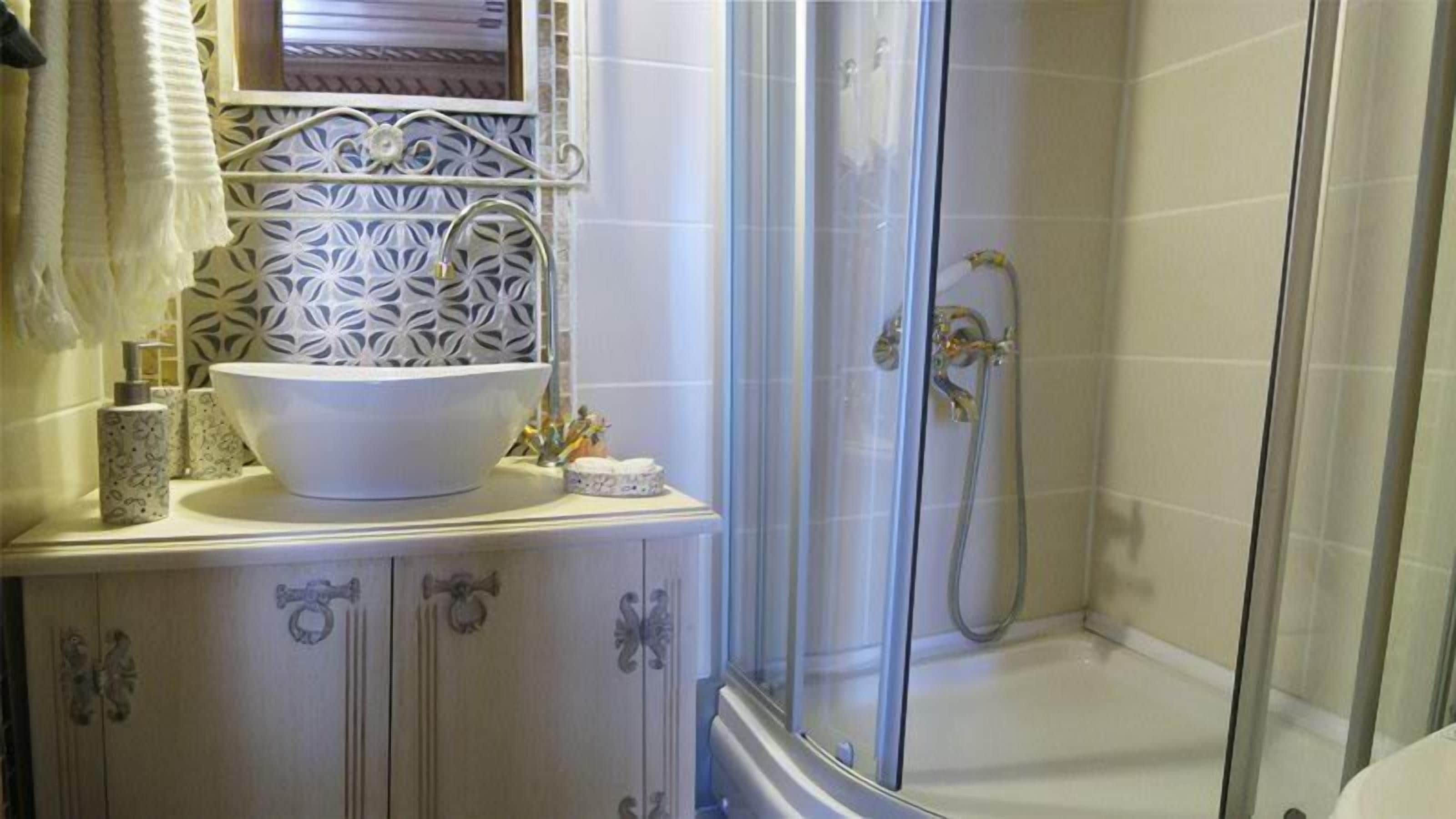 hair dryer, slippers, towels