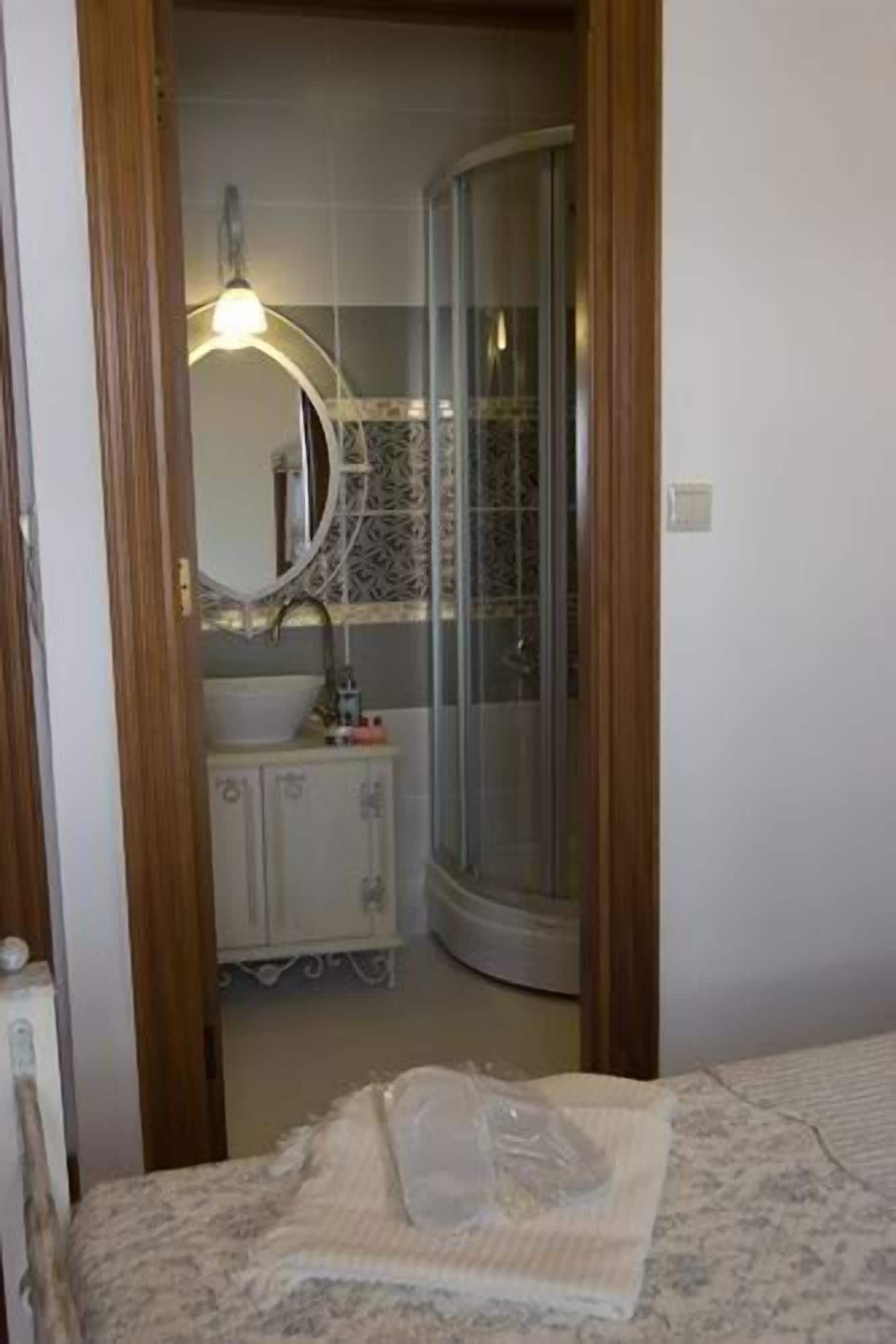 hair dryer, slippers, towels