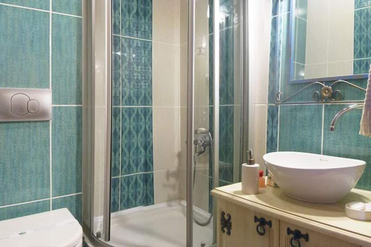 hair dryer, slippers, towels