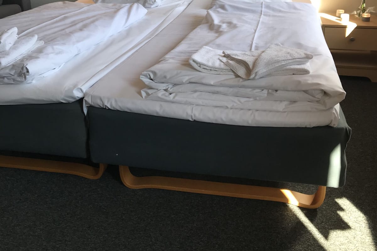Basic Apartment | Pillowtop beds, desk, soundproofing, iron/ironing board